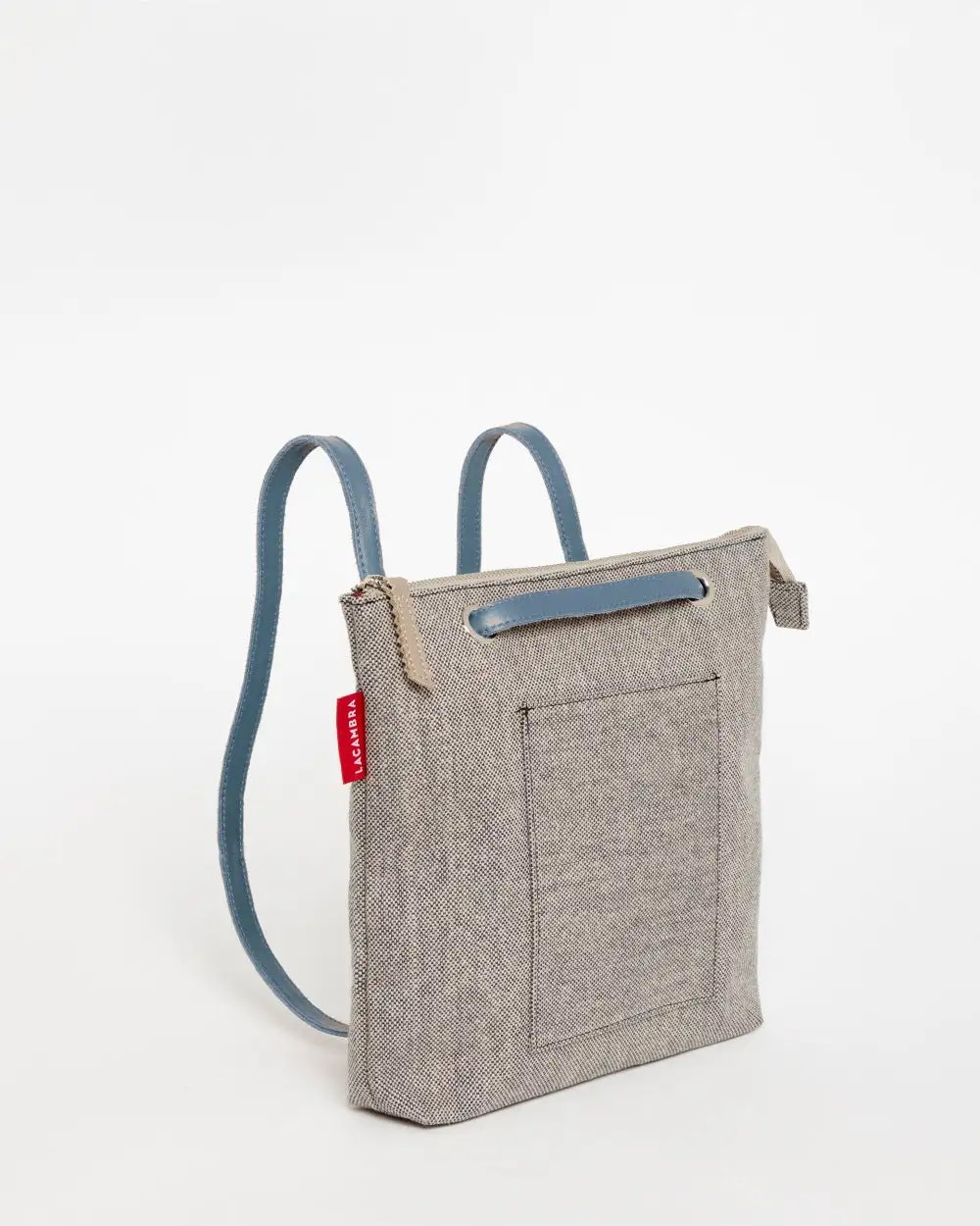 GRAY CANVAS Mini Backpack Bag - Image 58