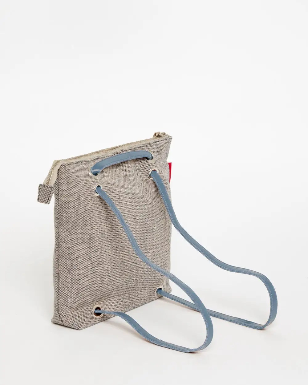 GRAY CANVAS Mini Backpack Bag - Image 60