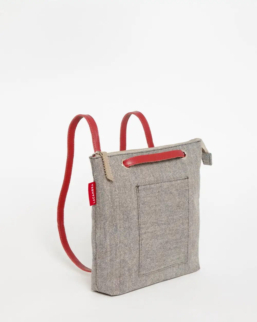 GRAY CANVAS Mini Backpack Bag - Image 64