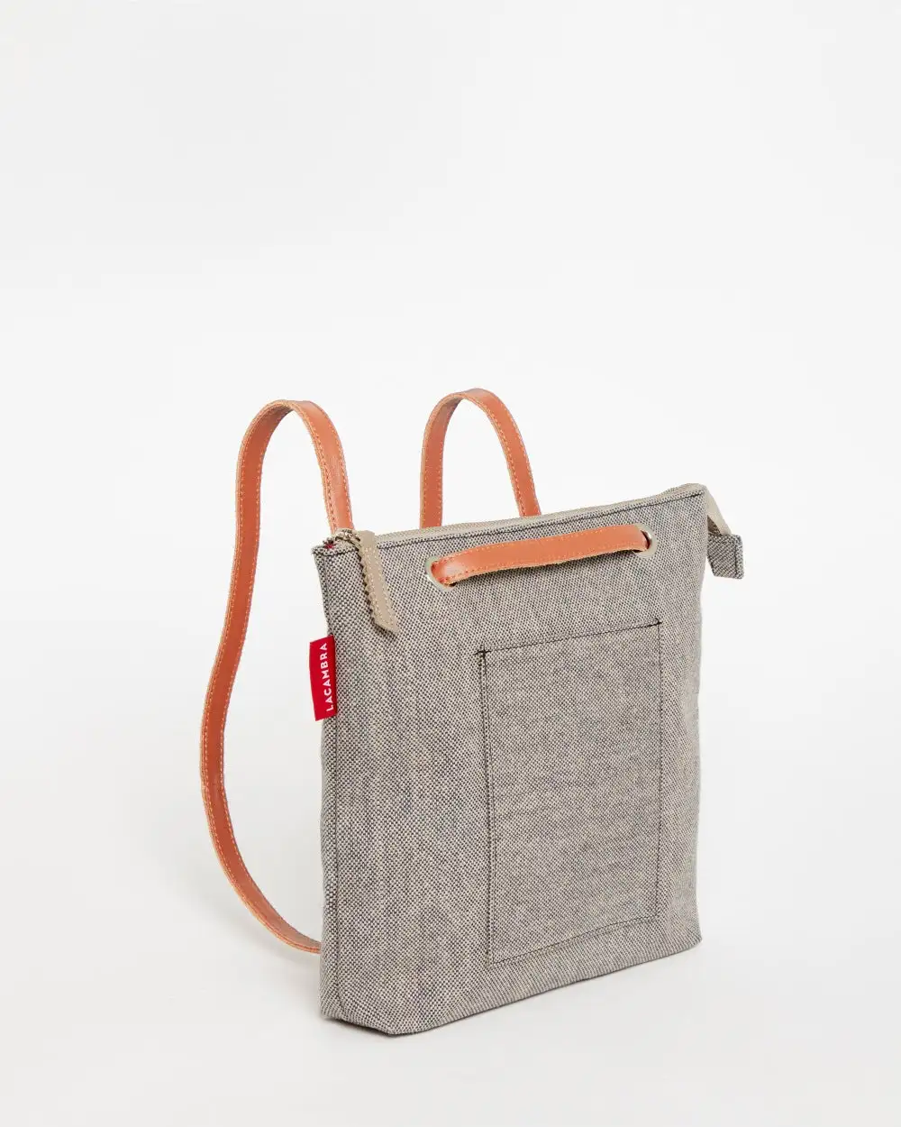 GRAY CANVAS Mini Backpack Bag - Image 70