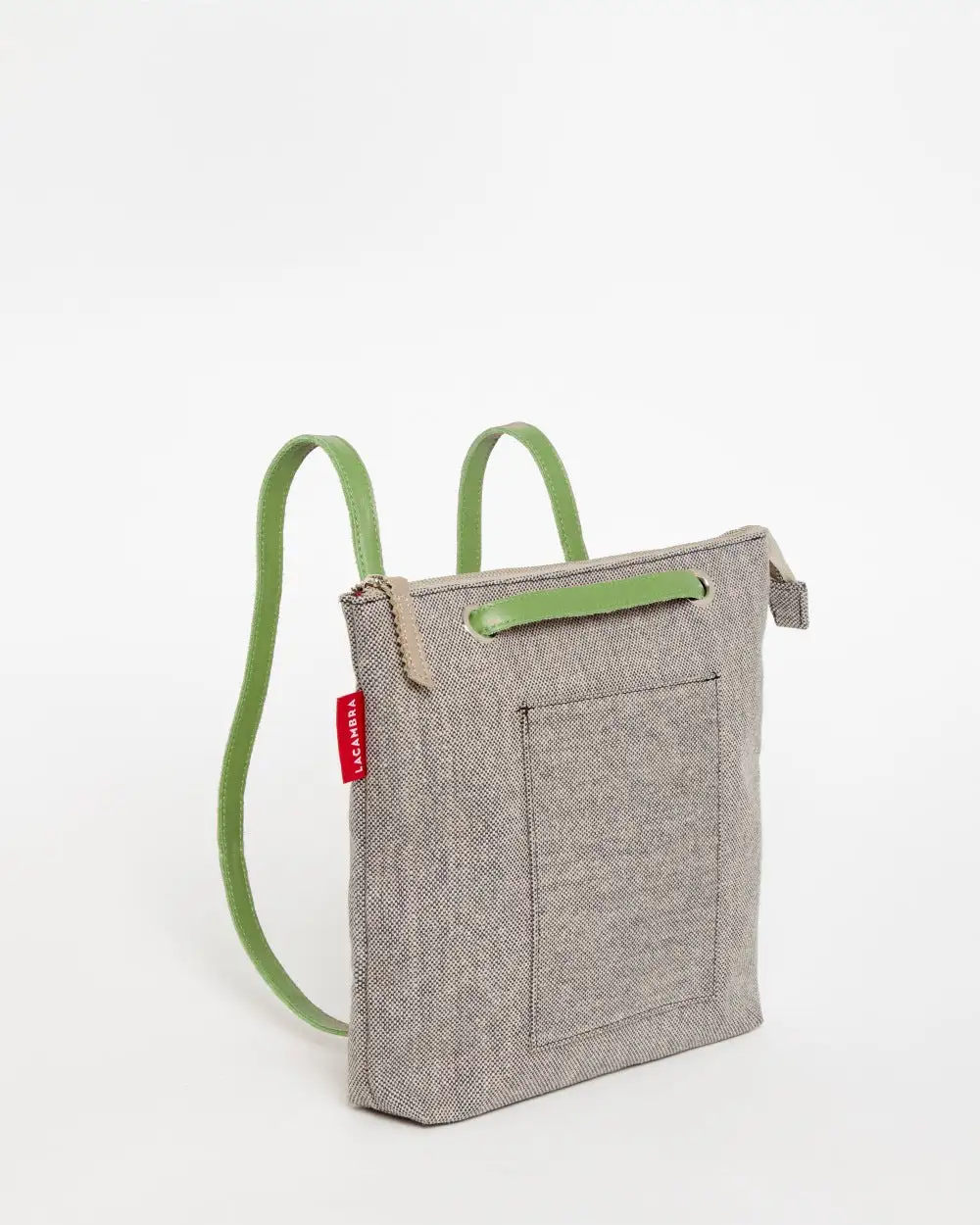 GRAY CANVAS Mini Backpack Bag - Image 82