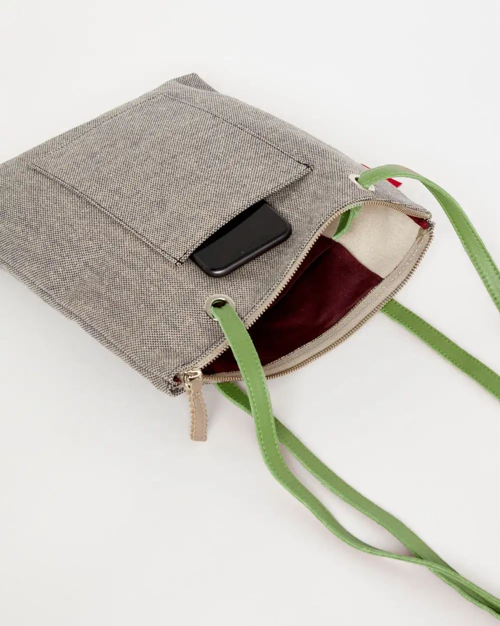 GRAY CANVAS Mini Backpack Bag - Image 83