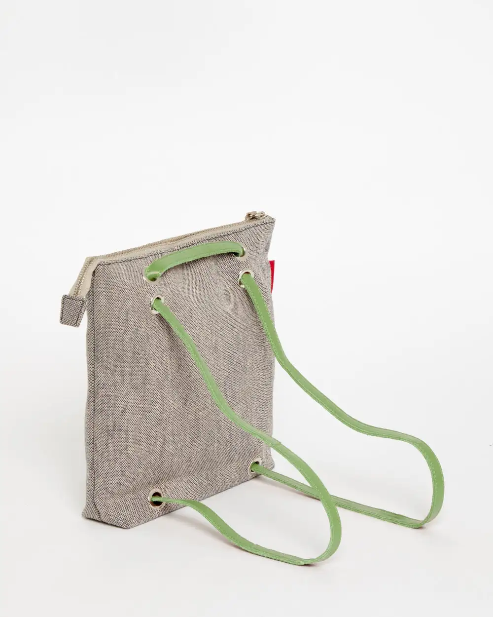 GRAY CANVAS Mini Backpack Bag - Image 84