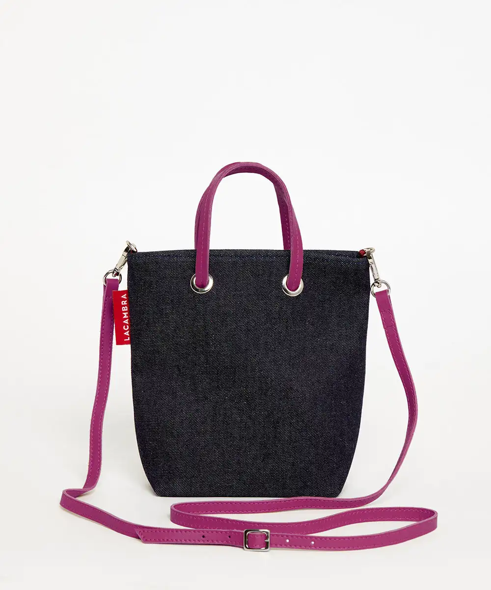 DENIM CANVAS Mini Tote - Image 4