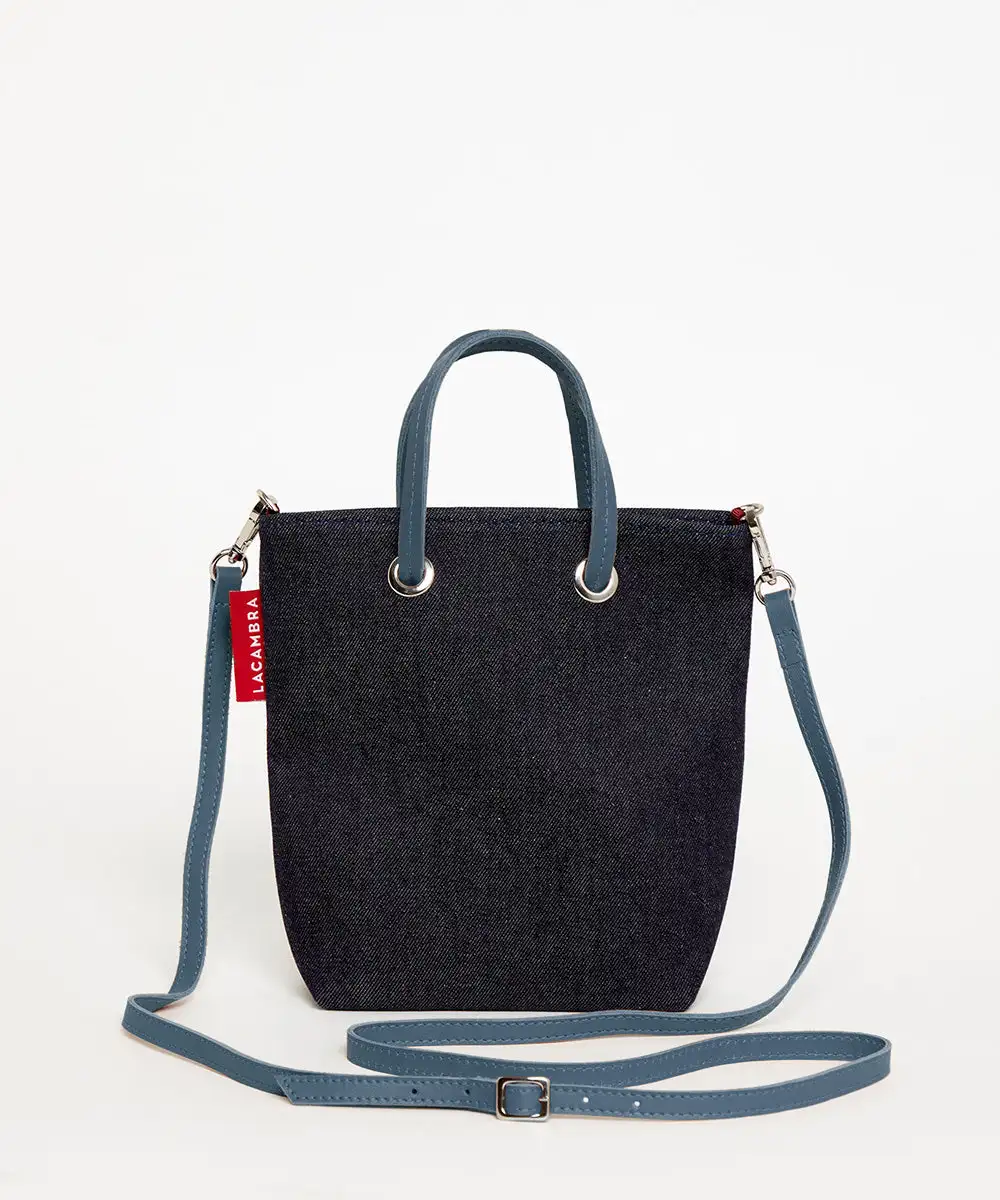 DENIM CANVAS Mini Tote - Image 8