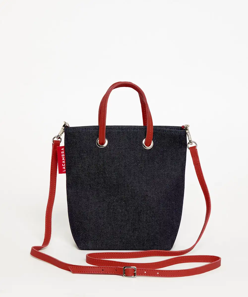 DENIM CANVAS Mini Tote - Image 10
