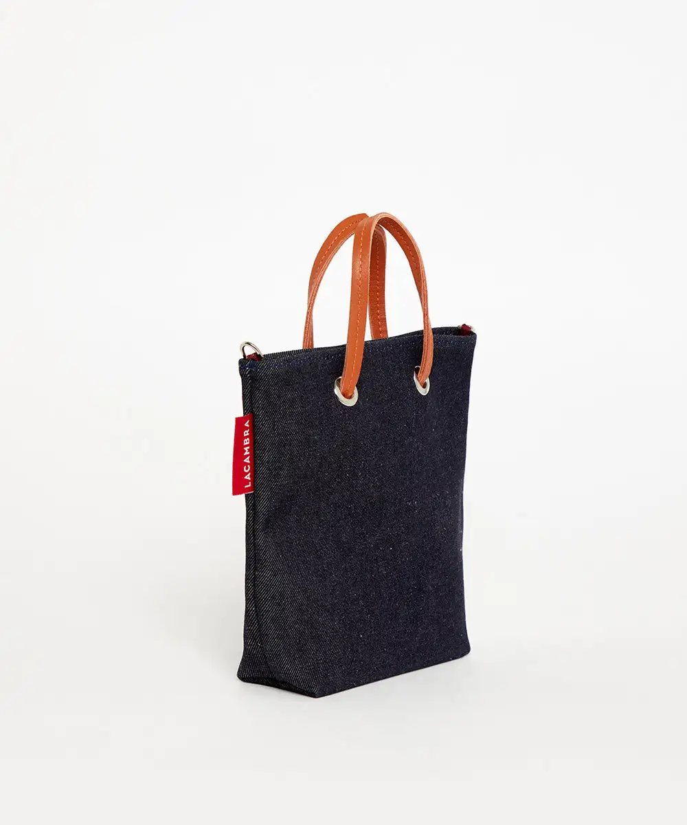 DENIM CANVAS Mini Tote - Image 13