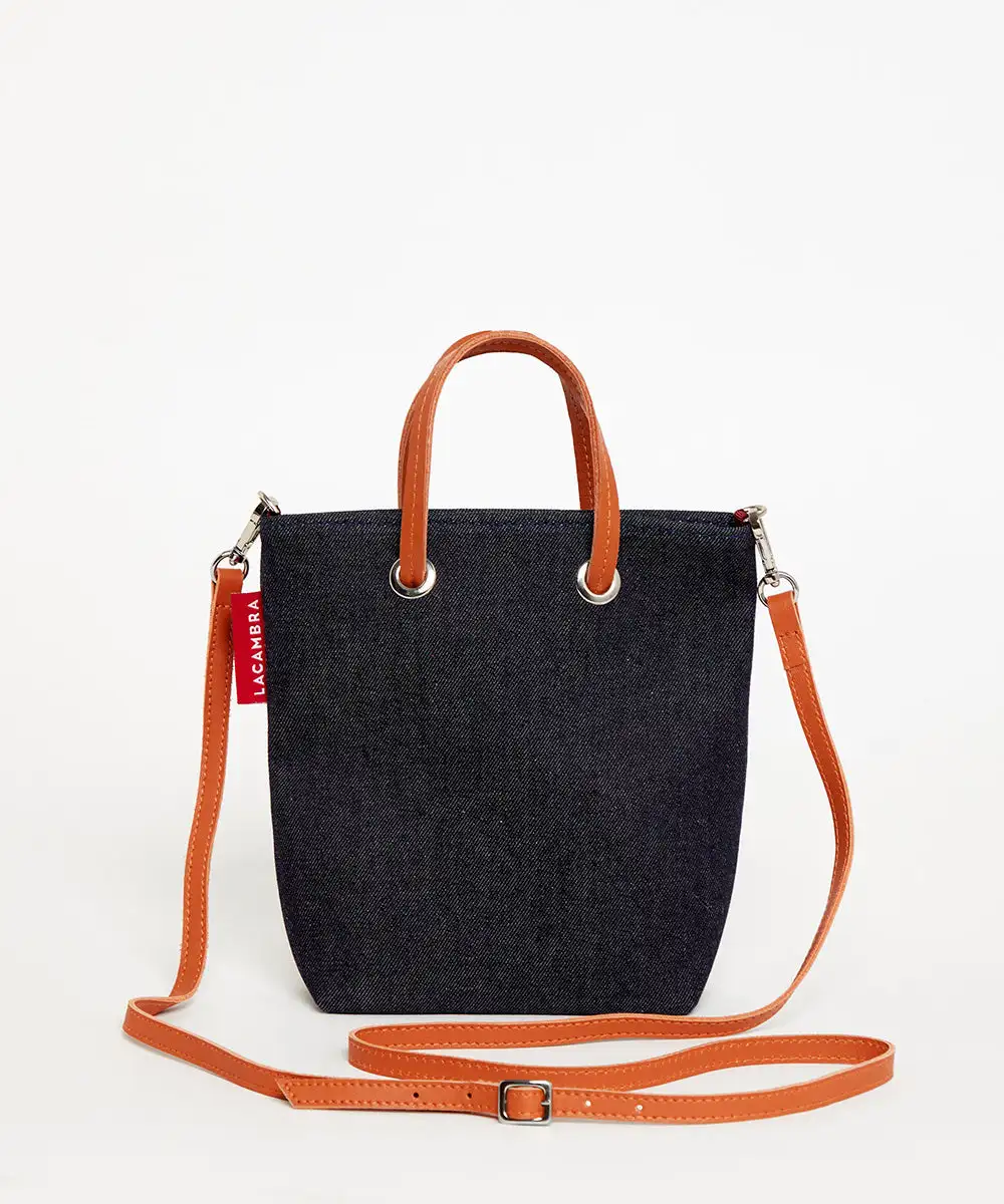 DENIM CANVAS Mini Tote - Image 14