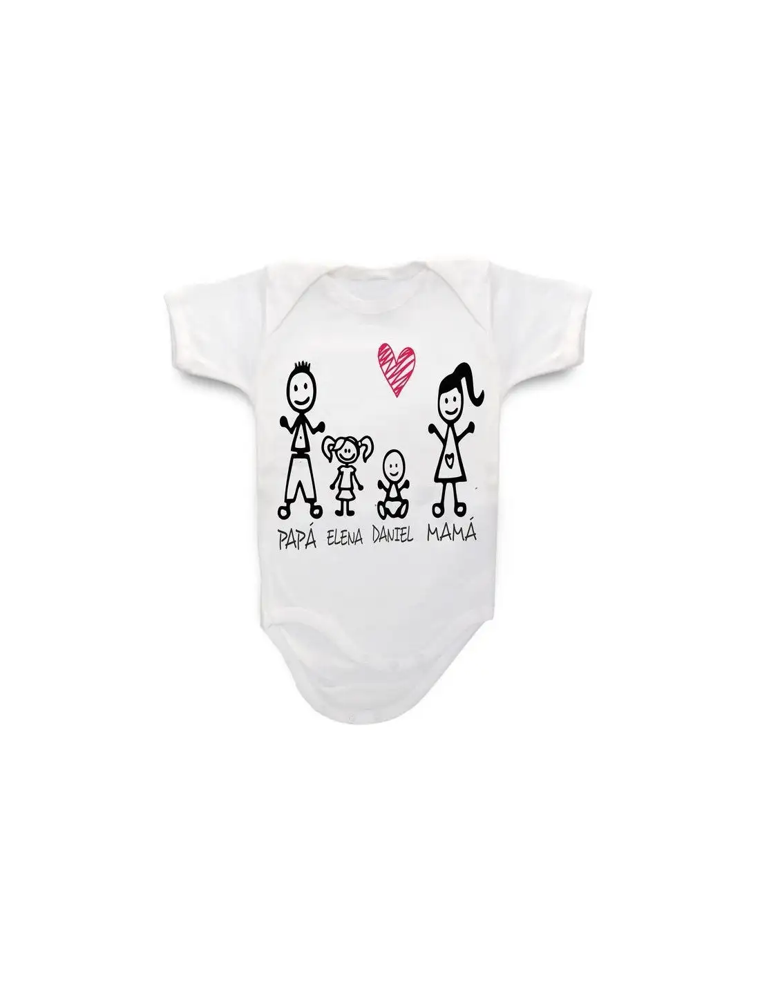 Body manga corta para bebes Personalizado - Imagen 3