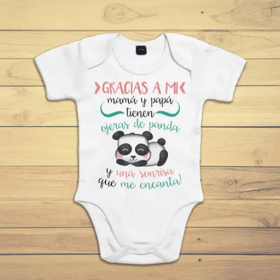 Body manga corta para bebes Personalizado - Imagen 4