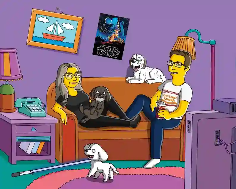 Hazte Amarillo - Retrato personalizado Simpsons