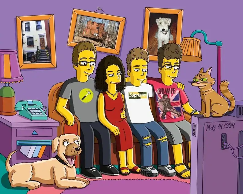 Hazte Amarillo - Retrato personalizado Simpsons - Imagen 4