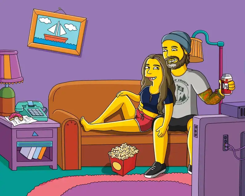 Hazte Amarillo - Retrato personalizado Simpsons - Imagen 6