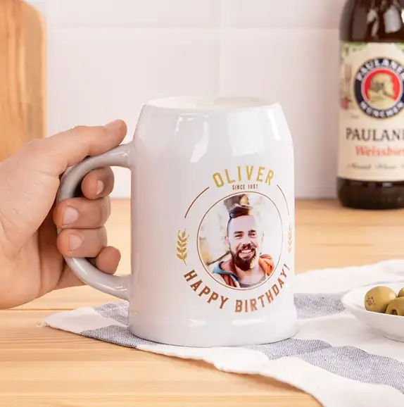 Jarra de Cerveza Porcelana Personalizada - 500ml - Imagen 3