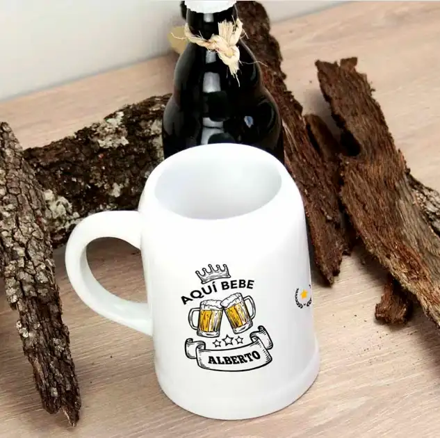 Jarra de Cerveza Porcelana Personalizada - 500ml - Imagen 4