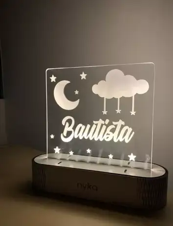 Lampara Metacrilato Led Personalizado - Imagen 3