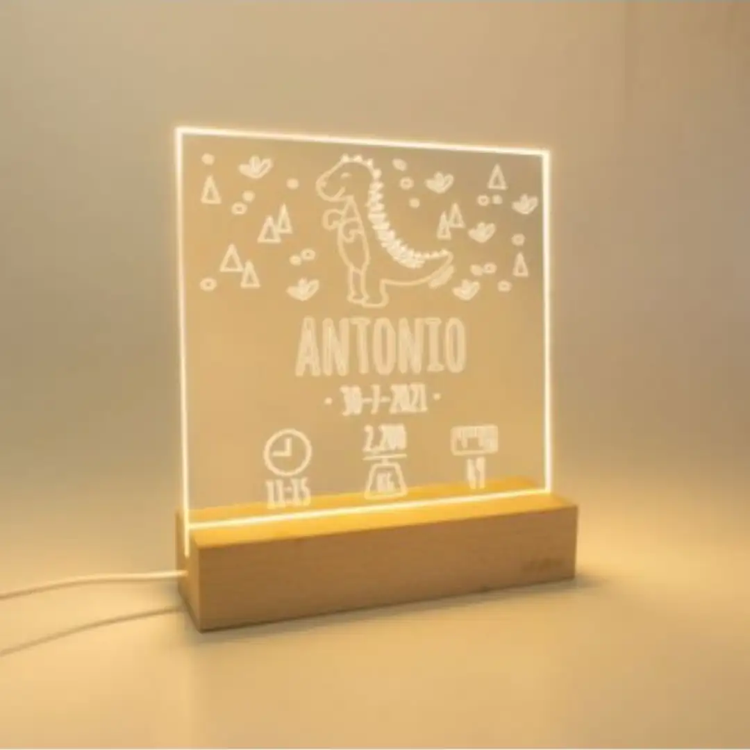 Lampara Metacrilato Led Personalizado - Imagen 4