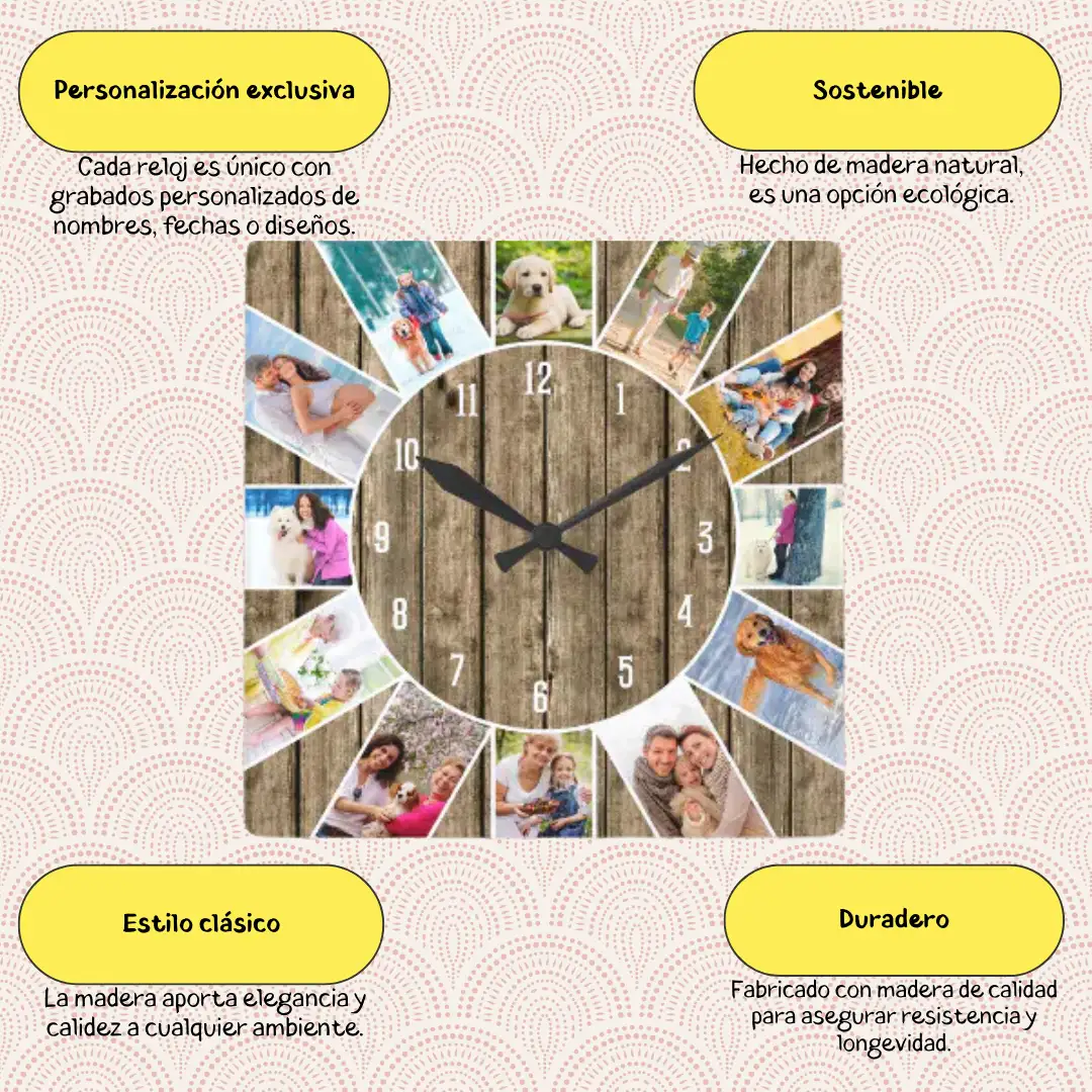 Relojes de Madera Personalizado - Imagen 2