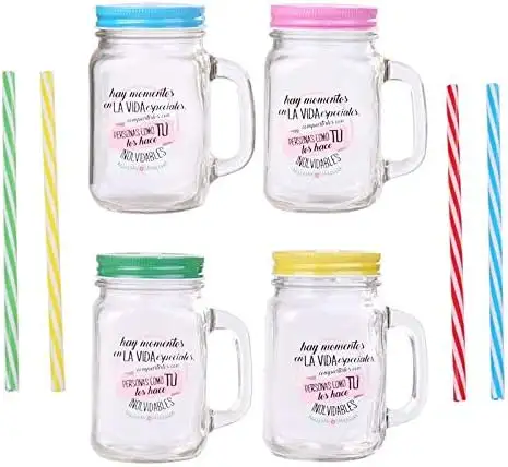 Taza Smothie con pajita Personalizado - 250ml - Imagen 4
