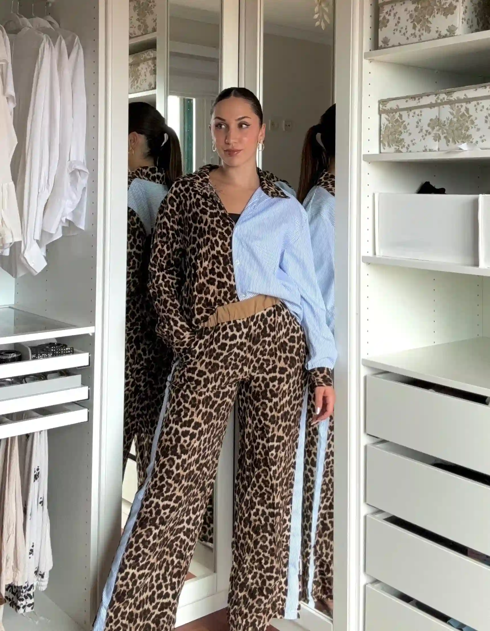 CONJUNTO CAMISA ESTAMPADA