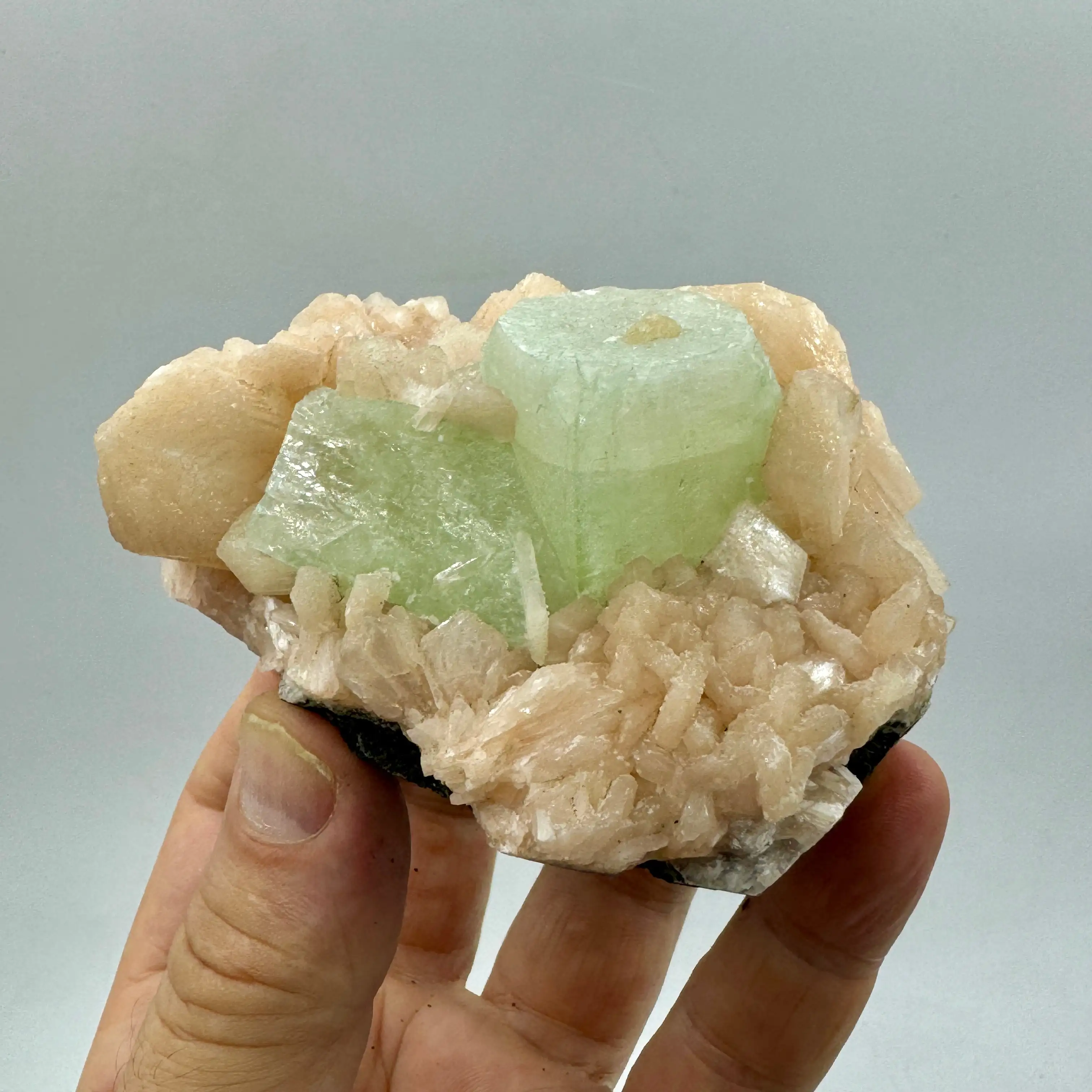 APOFILITA VERDE CON ESTILBITA - Imagen 2