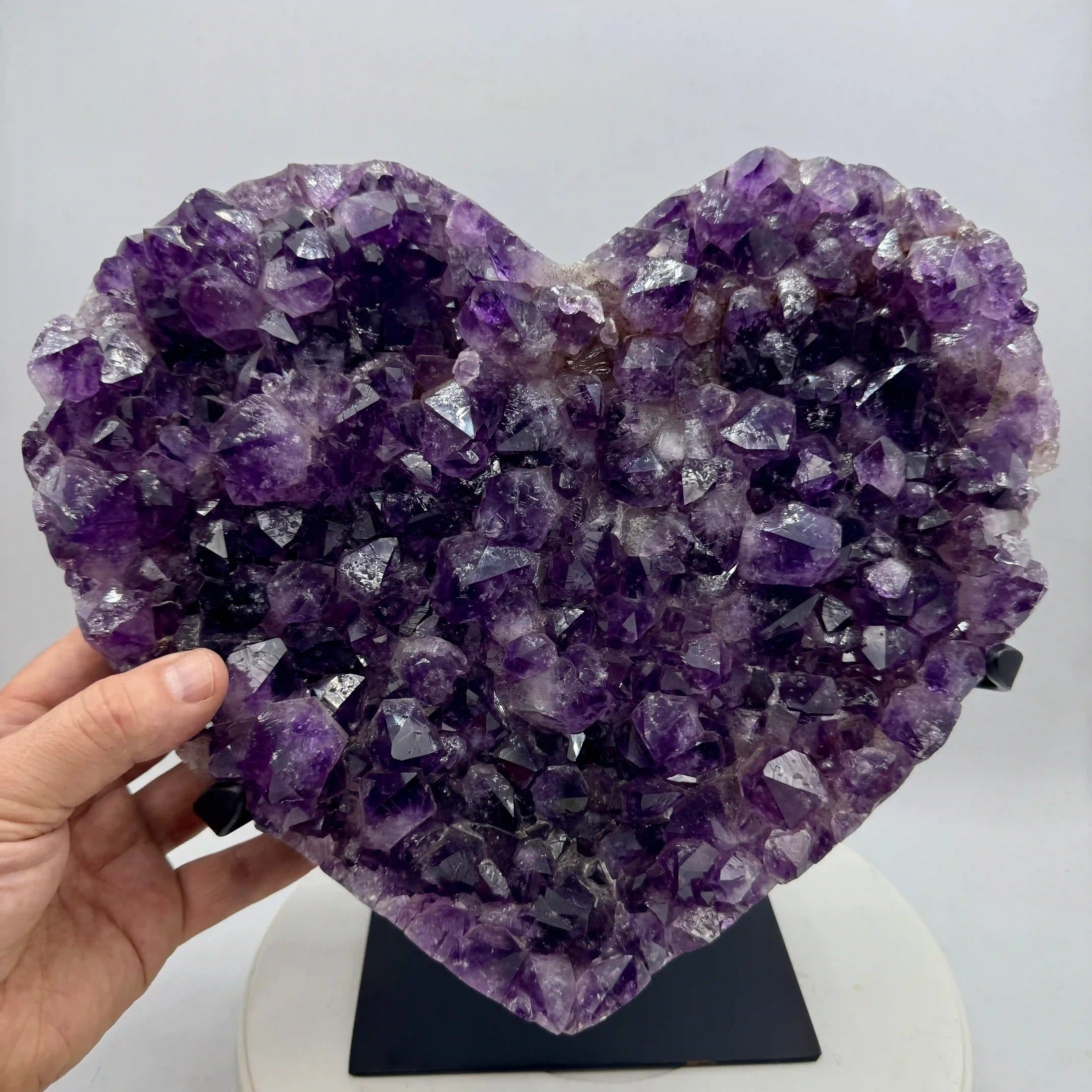 DRUSA DE AMATISTA CORAZÓN 6,6 kg.