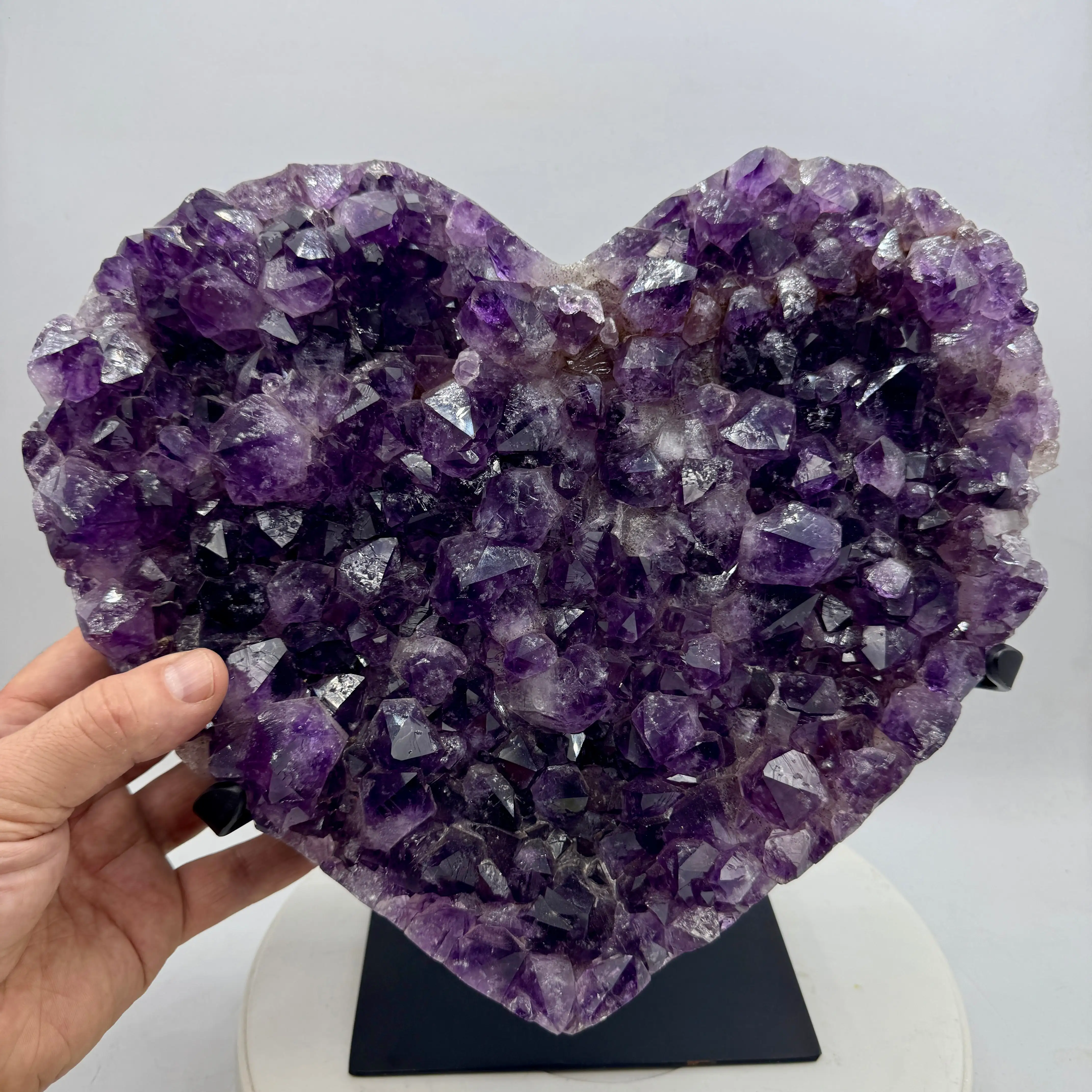 DRUSA DE AMATISTA CORAZÓN 6,6 kg.