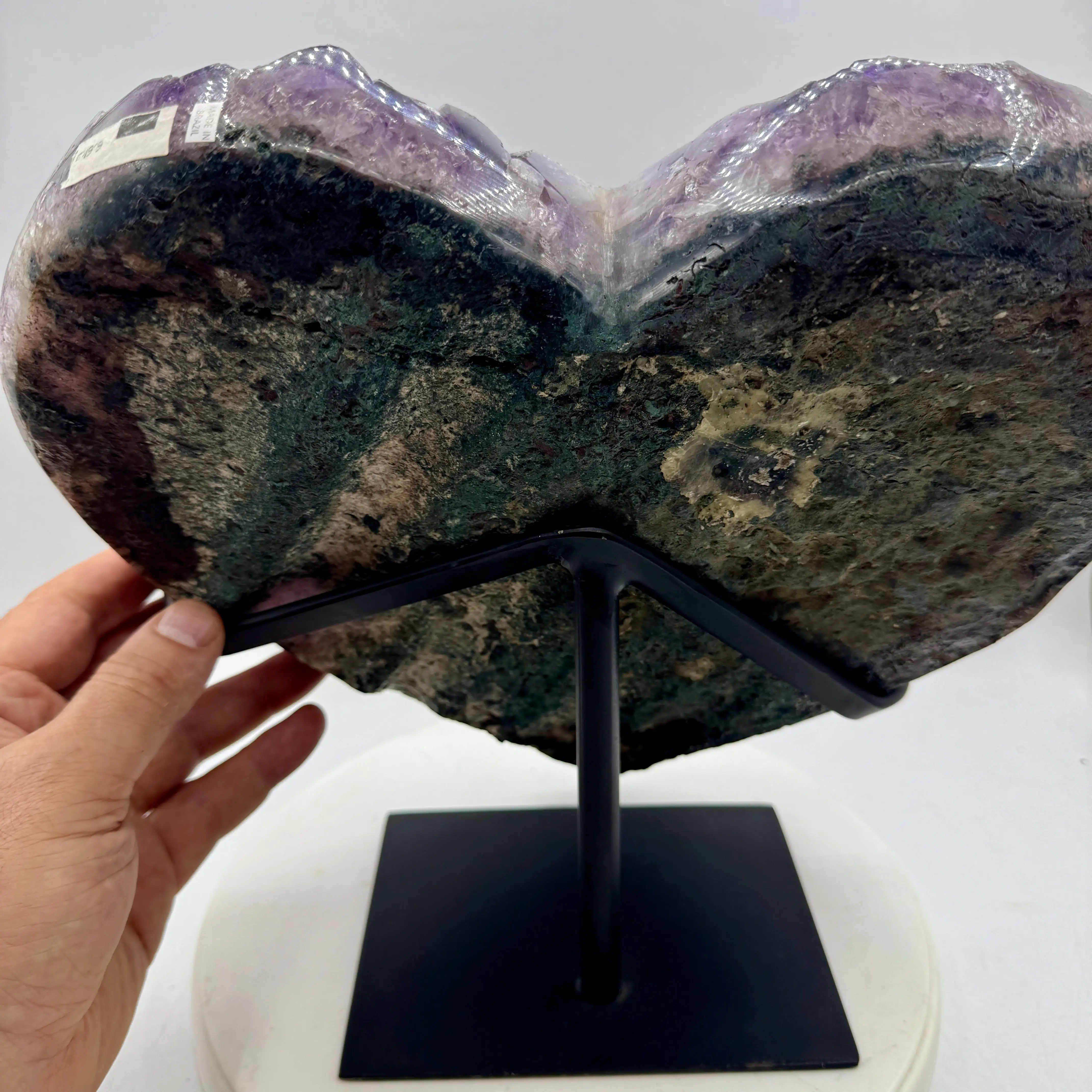DRUSA DE AMATISTA CORAZÓN 6,6 kg. - Imagen 3