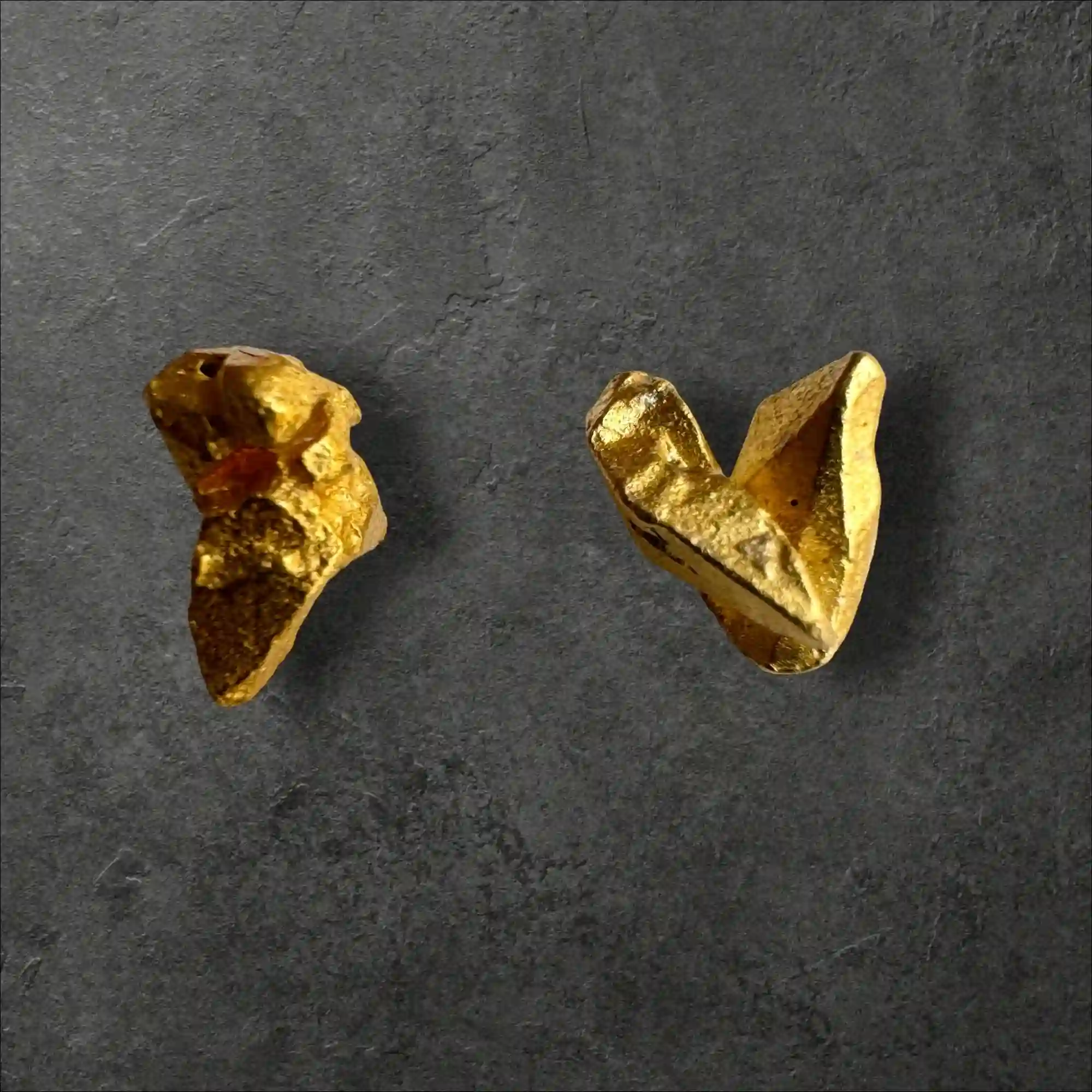 ORO NATIVO DE VENEZUELA DOS PEPITAS