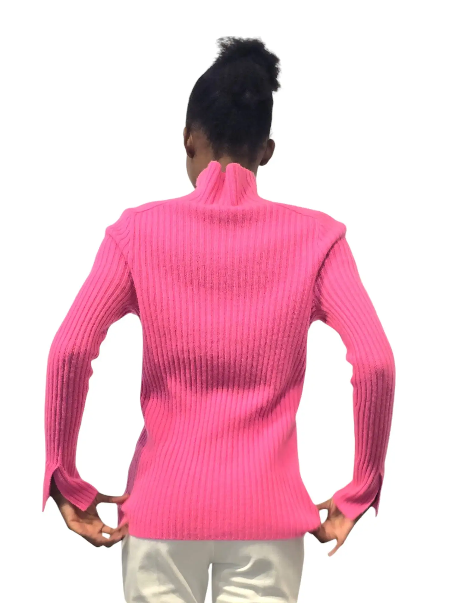 Jersey ajustado con cuello alto - Imagen 4