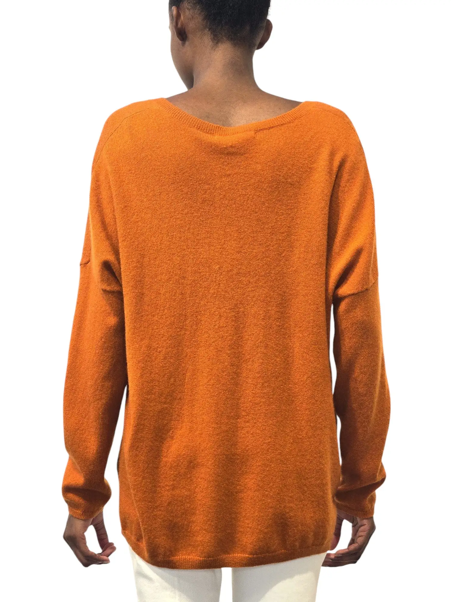 Jersey de cachemir con cuello de pico - Imagen 7