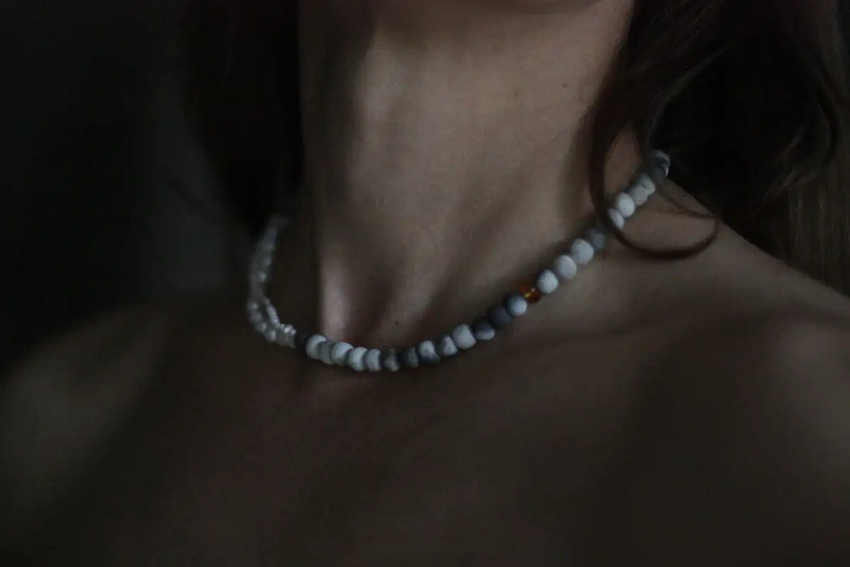 Luz y sombra - levantadas de las cenizas - collar de cerámica - Hecho a la medida - Imagen 5
