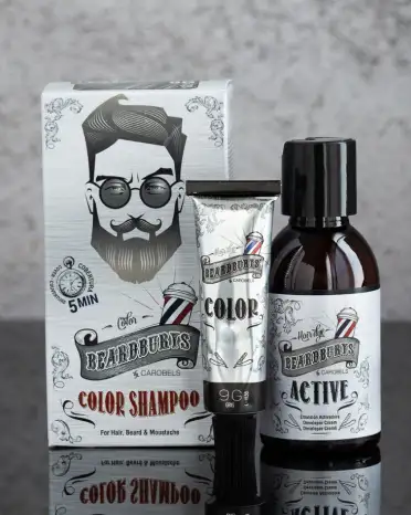 Tinte para Barba y Bigote - Champú de Color ''9G'' Gris - Imagen 2