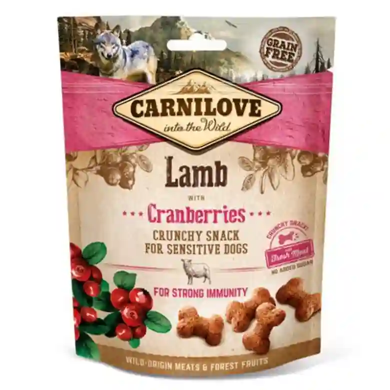 Carnilove Galletas Crunchy de Cordero y Arándanos