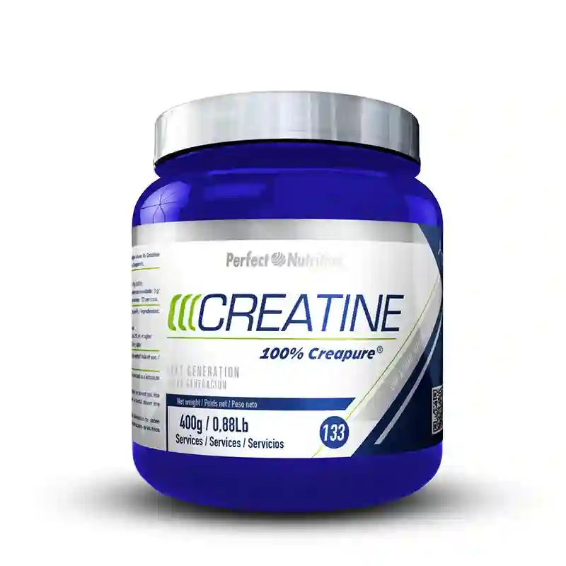 Creatina creapure 100% 400 g, nutrición perfecta