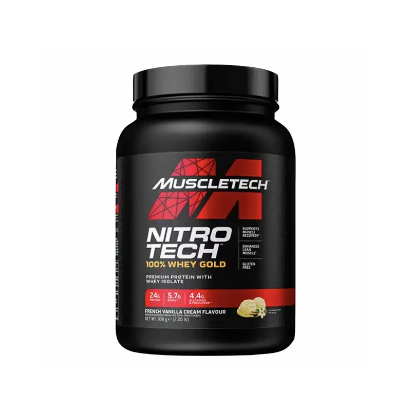 Nitro Tech Whey Gold 1 kg Muscletech Proteína aislada