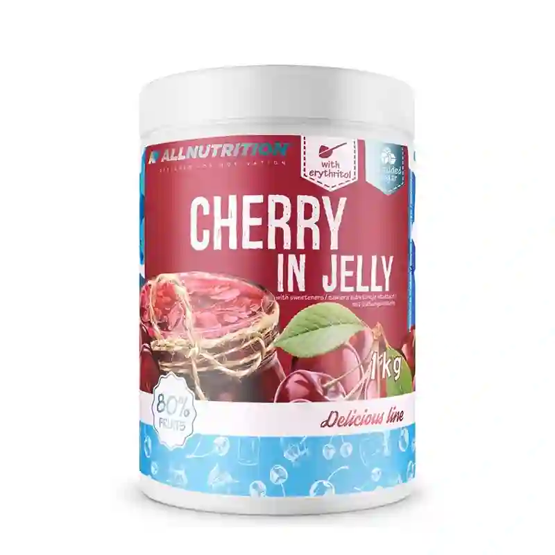 Mermelada de cereza 80% fruta sin azúcar agregada, 1 kg, All nutrición