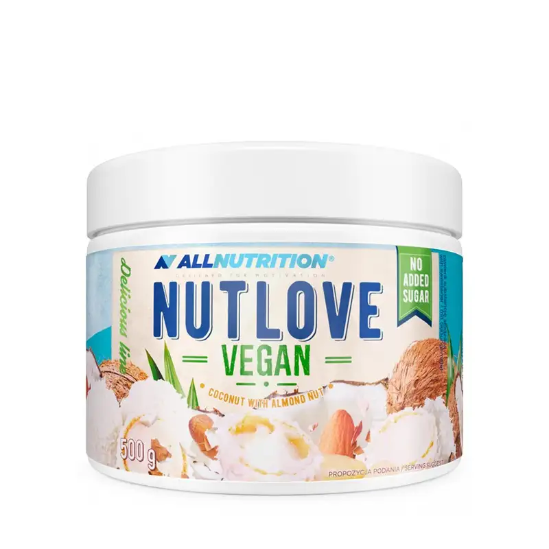 Crema vegana con coco y almendras, 500 g, AllNutrition