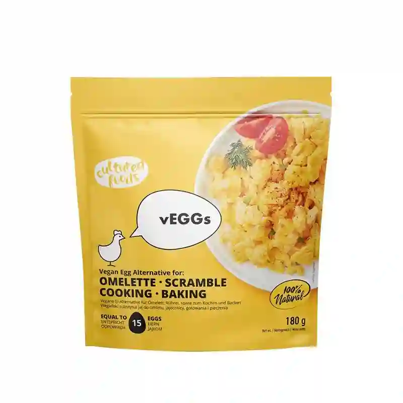 VEGG - Alternativa de huevo vegano para tortilla, huevos revueltos, cocción, hornear, 180 g, alimentos cultivados