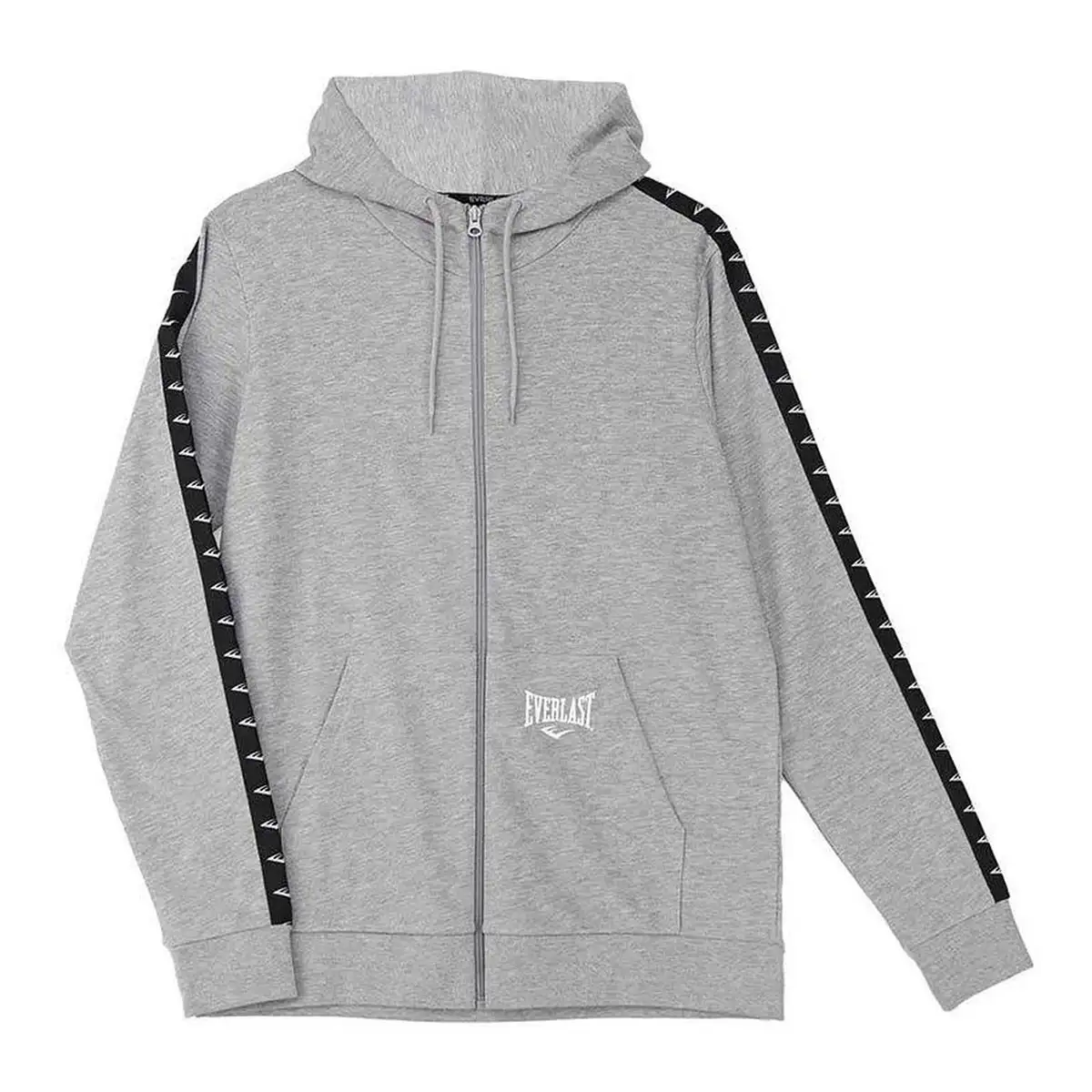 SUDADERA HOODED TAPE GRIS EVERLAST