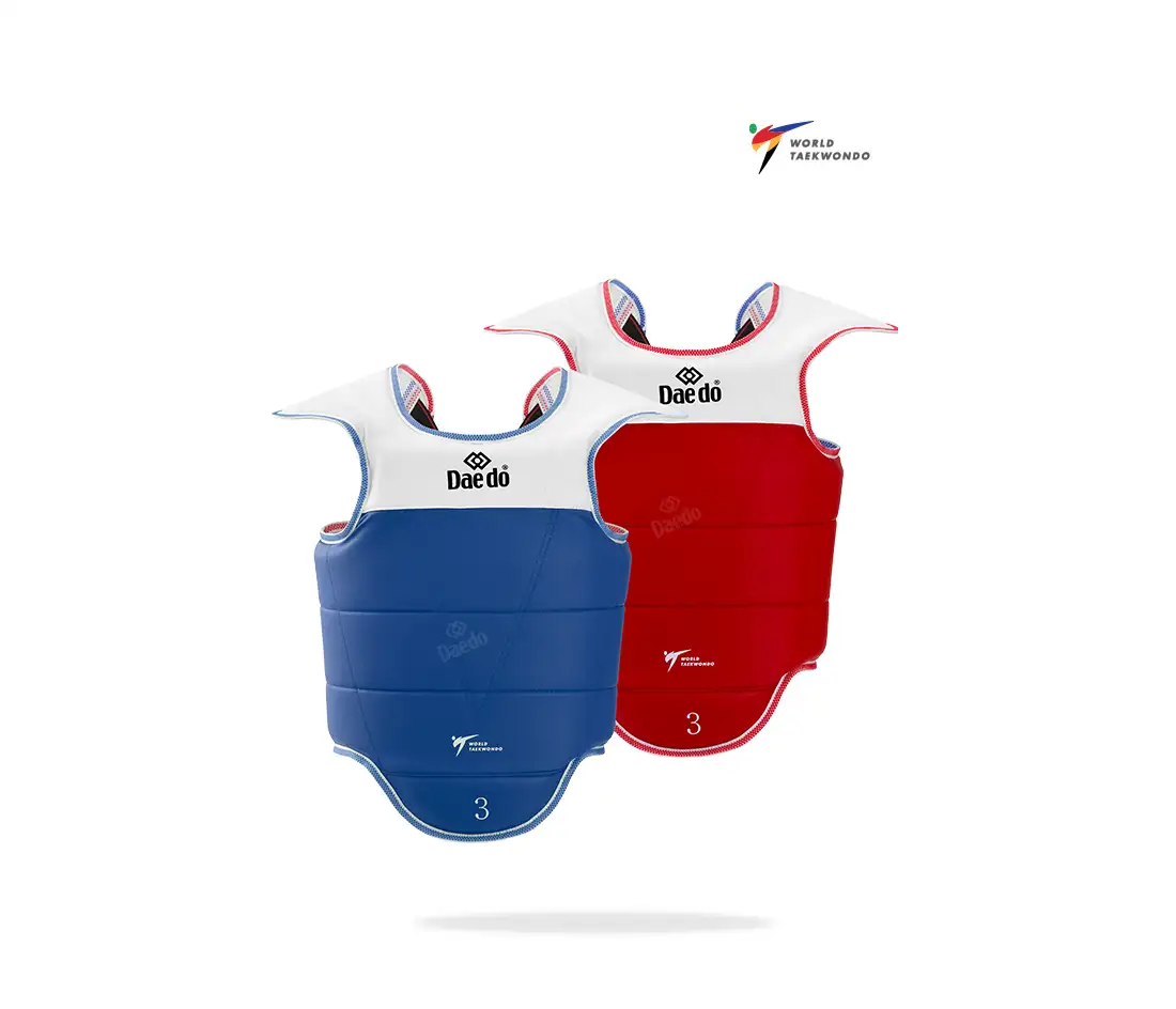 PETO REVERSIBLE DE TAEKWONDO WTF DAEDO
