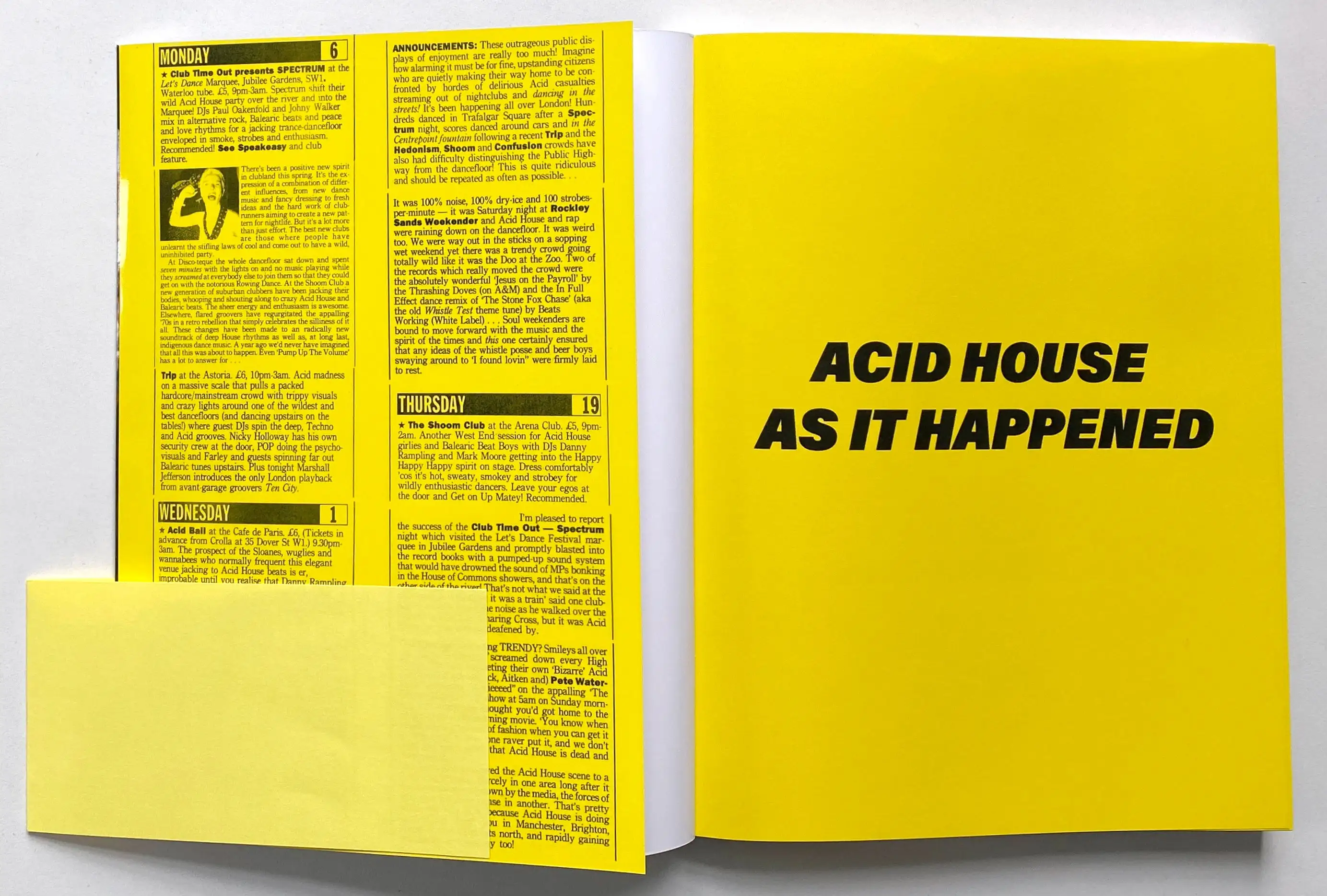 Idea Dave Swindells Acid House como sucedió Reedición Libro - Imagen 2