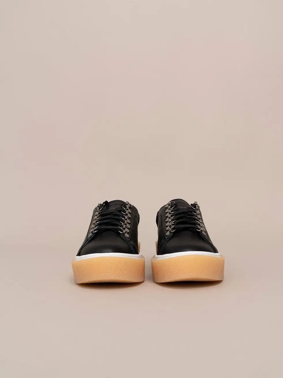 Zapatillas de plataforma de cuero - Imagen 4