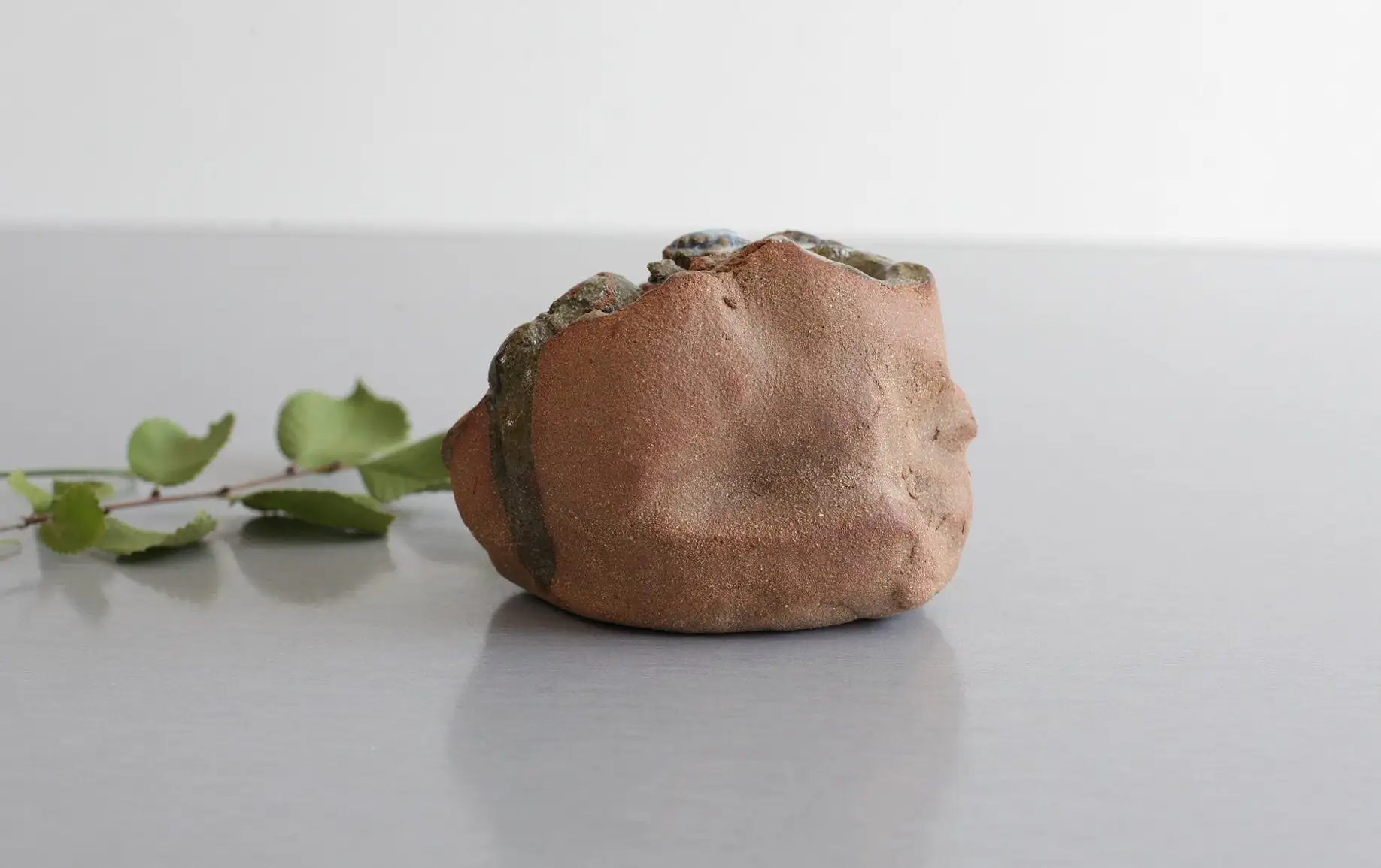 Jarrón de cogollos orgánicos - jarrón ikebana, pieza de acento - Imagen 4