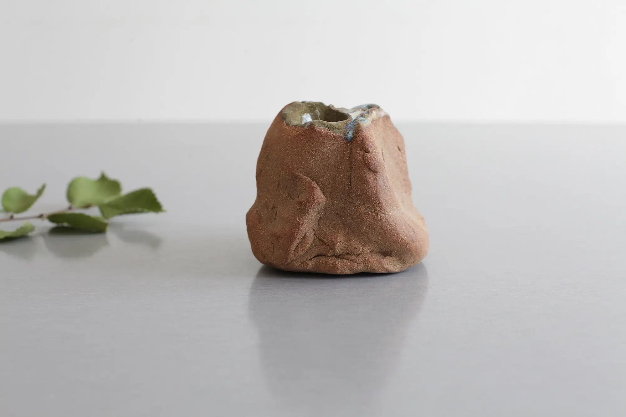 Jarrón de cogollos orgánicos - jarrón ikebana, pieza de acento - Imagen 5