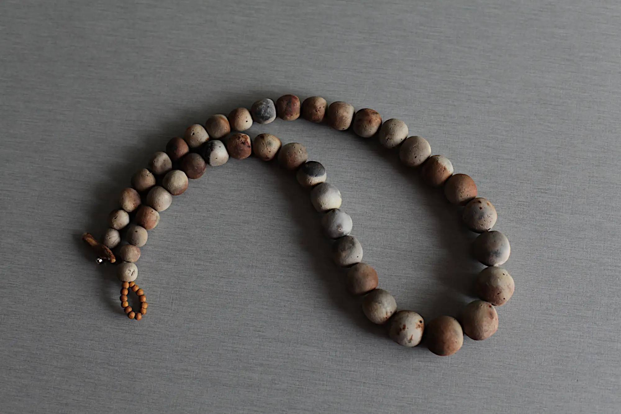 Vera pit fired ceramic necklace 50cm OOAK - Image 7