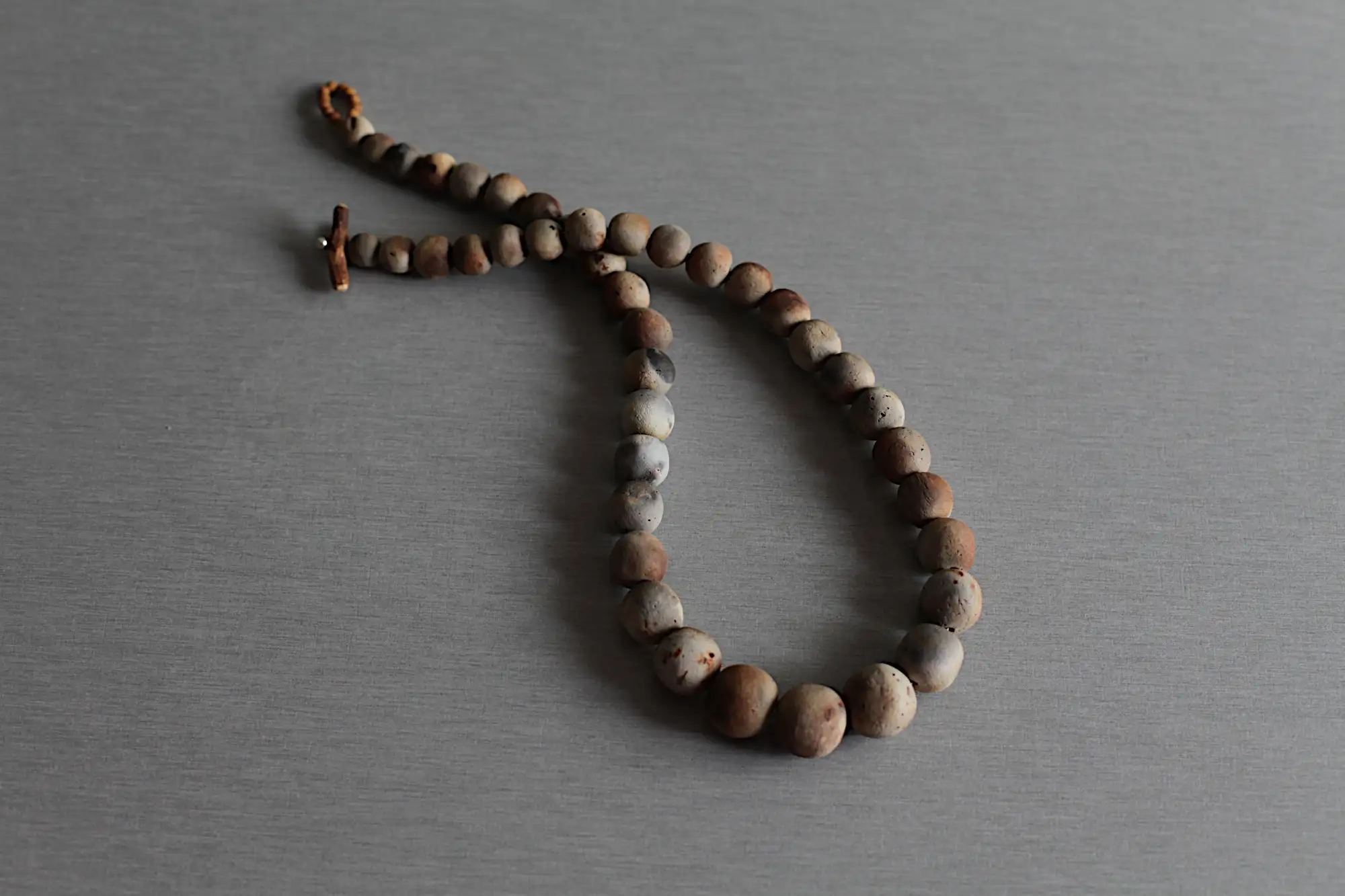 Vera pit fired ceramic necklace 50cm OOAK - Image 11