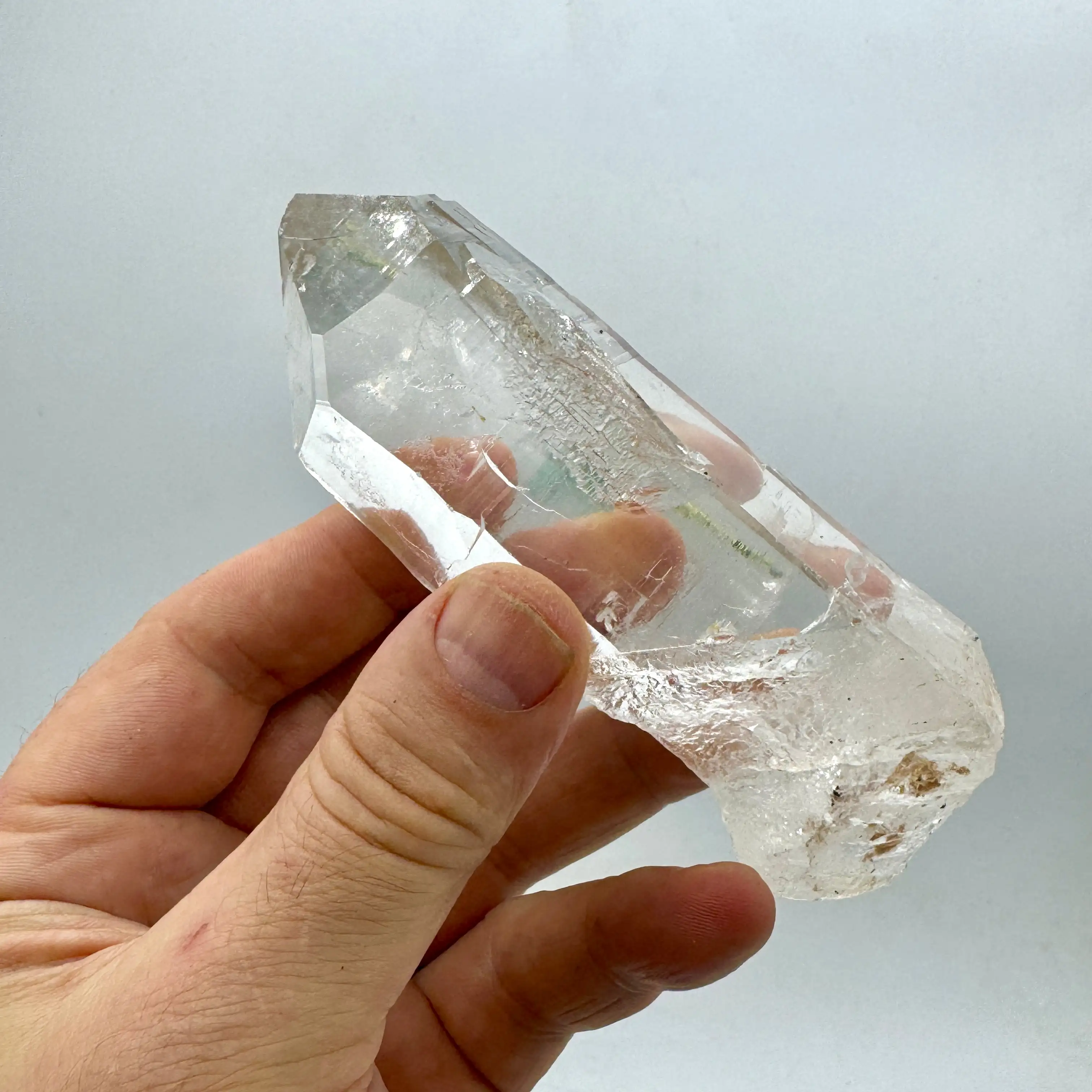 CUARZO DIAMANTINA CON BASE METÁLICA - Imagen 2