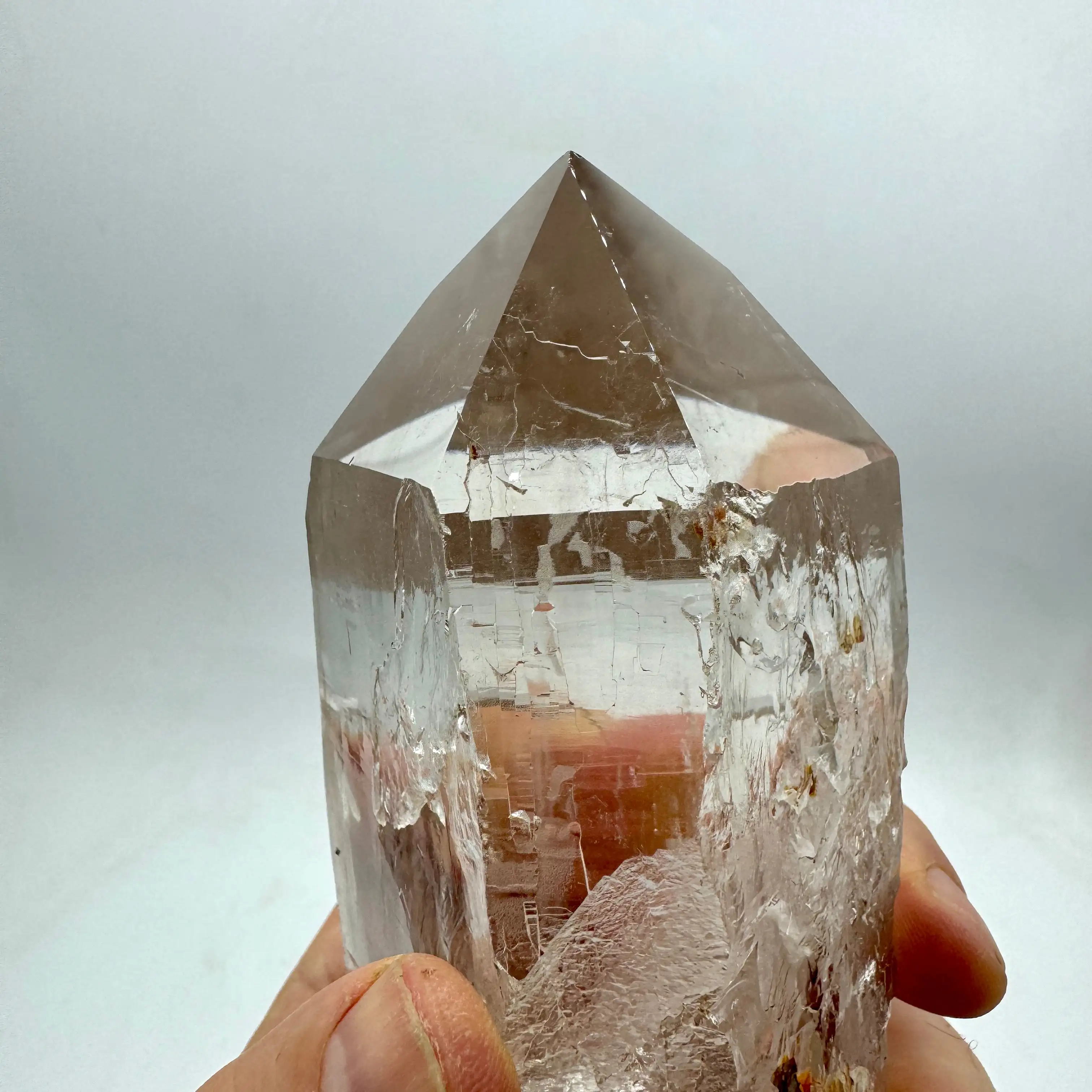 CUARZO DIAMANTINA CON BASE METÁLICA - Imagen 4