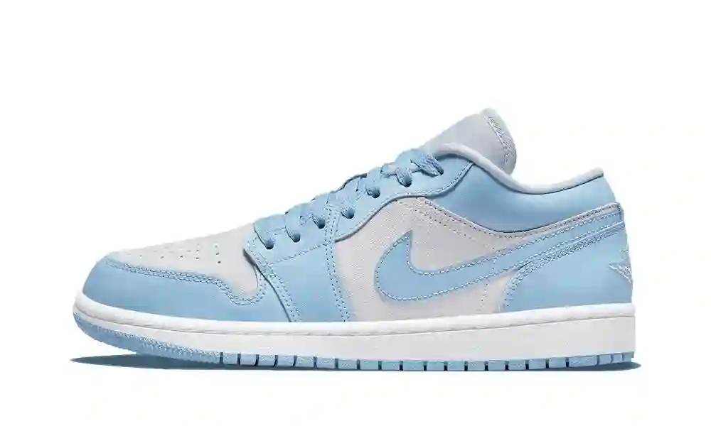 JORDAN 1 LOW FÚTBOL GRIS ALUMINIO MUJER